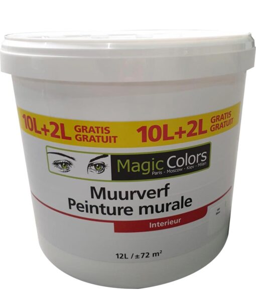 Magic Colors Muurverf Peinture Murale Interieur 10+2L