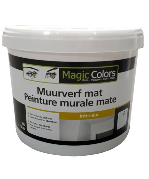 Magic Colors Muurverf Mat Peinture Murale Mate Interieur 10L