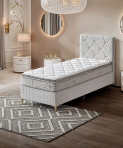 oslo kofferbed - 90x200 cm Met matras Beige