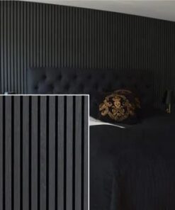 Akoestische wandpaneel Black Oak