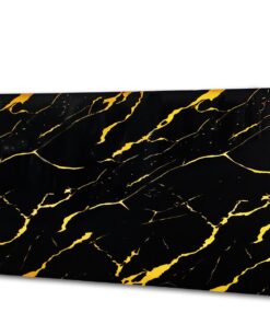 Pvc Marmer wandpaneel black gold