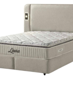 Laura kofferbed - 160x200 cm Met matras Beige