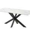 Keramische eettafel carrara white 180cm