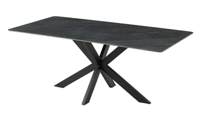 Keramische eettafel ash grey 190cm