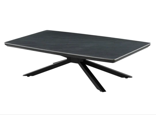 Keramische salontafel ash grey 130cm