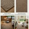 Vloerkleed tapijt wasbaar Licht beige