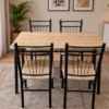 Tafel + 4 Stoelen  Hb1204 4329