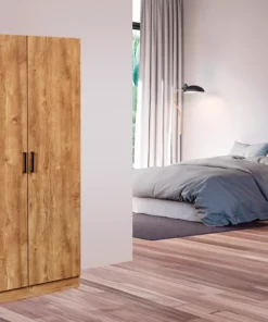 Wilson bergkast 2 deuren denver oak 80x180x40