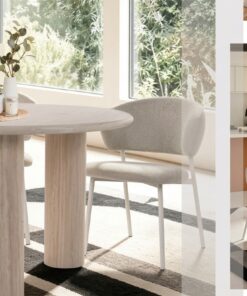 Eettafel travertin 118cm