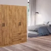 Wilson bergkast 4 deuren denver oak 160x180x40
